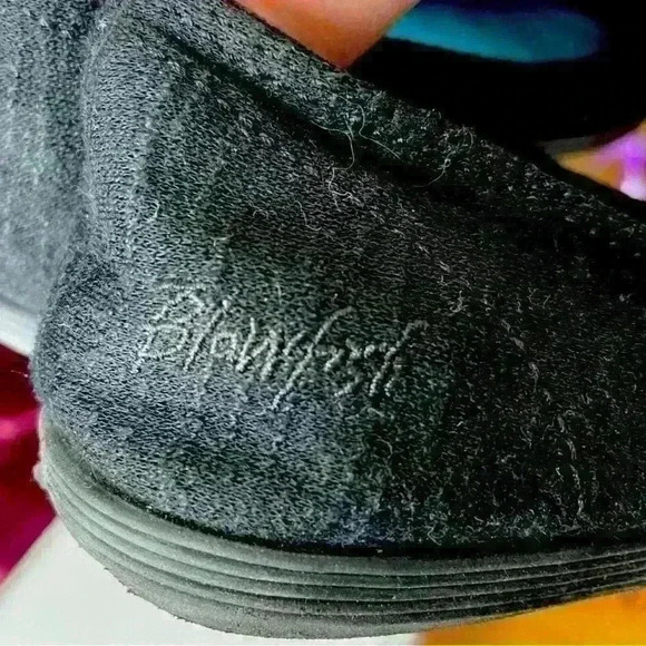Black Canvas Blowfish Flats  Size 7 - Picture 6 of 6
